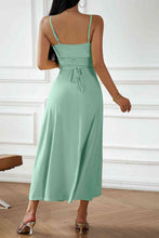 Load image into Gallery viewer, Spaghetti Strap Lace-Up Dress