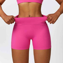 Load image into Gallery viewer, Wide Waistband Slim Fit Sports Shorts