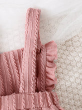 Load image into Gallery viewer, Baby Girl Textured Ruffled Bodysuit
