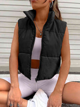 Load image into Gallery viewer, Zip-Up Puffer Vest
