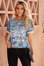 Load image into Gallery viewer, Camouflage Round Neck Tee Shirt
