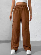 Load image into Gallery viewer, Elastic Waist Pocketed Pants