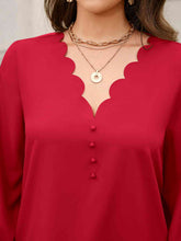 Load image into Gallery viewer, V-Neck Long Sleeve Blouse