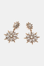 Load image into Gallery viewer, Zinc Alloy Star Shape Dangle Earrings