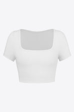 Load image into Gallery viewer, Square Neck Ribbed Crop Top
