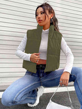 Load image into Gallery viewer, Zip-Up Puffer Vest
