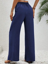 Load image into Gallery viewer, Wide Leg Drawstring Pants