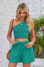 Load image into Gallery viewer, BRIANNY One-Shoulder Top and Shorts Set