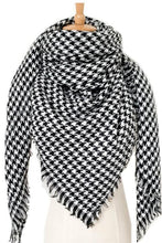 Load image into Gallery viewer, Plaid Imitation Cashmere Scarf