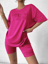 Load image into Gallery viewer, BROOKLYN NYC Graphic Top and Shorts Set