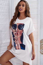 Load image into Gallery viewer, Round Neck Shhh! Short Sleeve Dress