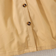 Load image into Gallery viewer, Short Sleeve Collared Neck A-Line Dress