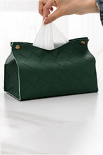 Load image into Gallery viewer, 2-Pack Woven PU Tissue Box Covers