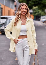 Load image into Gallery viewer, Dropped Shoulder Longline Shirt