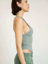 Load image into Gallery viewer, Halter Neck Ribbed Cropped Top