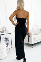 Load image into Gallery viewer, Strapless Split Bodycon Dress