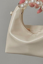 Load image into Gallery viewer, PU Leather Pearl Handbag