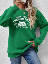 Load image into Gallery viewer, Round Neck Graphic Long Sleeve Sweatshirt
