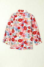 Load image into Gallery viewer, Floral Collared Neck Button Down Shirt