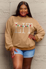Load image into Gallery viewer, Simply Love Full Size LIT Long Sleeve Sweatshirt