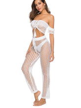 Load image into Gallery viewer, Cutout High Waist Swim Pants
