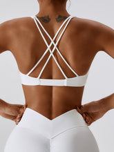 Load image into Gallery viewer, Yoga V-Neck Twisted Sleeveless Sports Bra