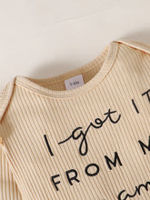 Load image into Gallery viewer, Baby Girl Ribbed Long Sleeve Top and Printed Skirt Set