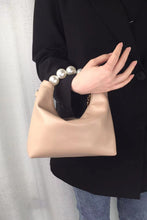 Load image into Gallery viewer, PU Leather Pearl Handbag