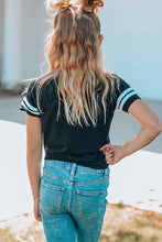 Load image into Gallery viewer, Girls Striped Tie Front T-Shirt