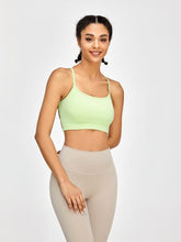 Load image into Gallery viewer, Crisscross Spaghetti Strap Active Bra