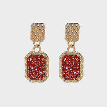 Load image into Gallery viewer, Geometric Alloy Dangle Earrings