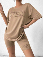 Load image into Gallery viewer, BROOKLYN NYC Graphic Top and Shorts Set