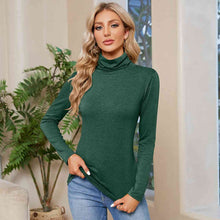 Load image into Gallery viewer, Turtleneck Long Sleeve T-Shirt