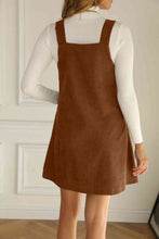 Load image into Gallery viewer, Overall Dress with Pockets