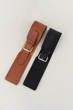 Load image into Gallery viewer, Elastic Wide PU Belt
