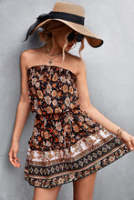 Load image into Gallery viewer, Bohemian Frill Trim Strapless Dress
