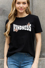 Load image into Gallery viewer, Simply Love Full Size KINDNESS Butterfly Graphic Cotton Tee