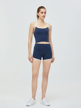 Load image into Gallery viewer, Contrast Trim High Waist Active Shorts