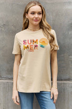 Load image into Gallery viewer, Simply Love Full Size SUMMER VIBES Graphic Cotton Tee
