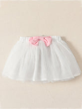 Load image into Gallery viewer, Baby Girl Short Sleeve Bunny Graphic Top and Bow Detail Skirt Set