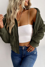Load image into Gallery viewer, Zip-Up Sherpa Collared Neck Jacket with Pockets