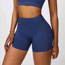 Load image into Gallery viewer, Wide Waistband Slim Fit Sports Shorts