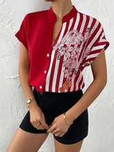 Load image into Gallery viewer, Contrast Color Buttoned Shirt