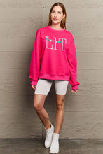 Load image into Gallery viewer, Simply Love Full Size LIT Long Sleeve Sweatshirt