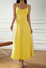 Load image into Gallery viewer, Spaghetti Strap Lace-Up Dress