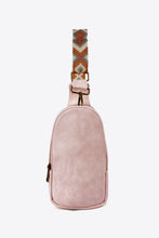 Load image into Gallery viewer, Adjustable Strap PU Leather Sling Bag