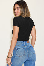Load image into Gallery viewer, Basic Bae Full Size Ribbed Round Neck Short Sleeve T-Shirt