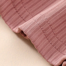Load image into Gallery viewer, Baby Girl Round Neck Butterfly Sleeve Top and Striped Pants Set