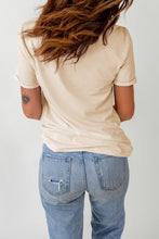 Load image into Gallery viewer, Letter Graphic Round Neck T-Shirt