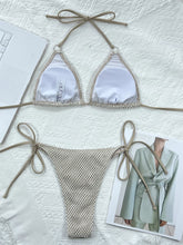 Load image into Gallery viewer, Halter Neck Tie Back Bikini Set